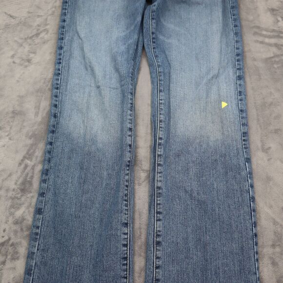 Nautica Jeans Co Pants Womens 32 Blue High Rise Stretch Bootcut Denim Jeans - Picture 14 of 16